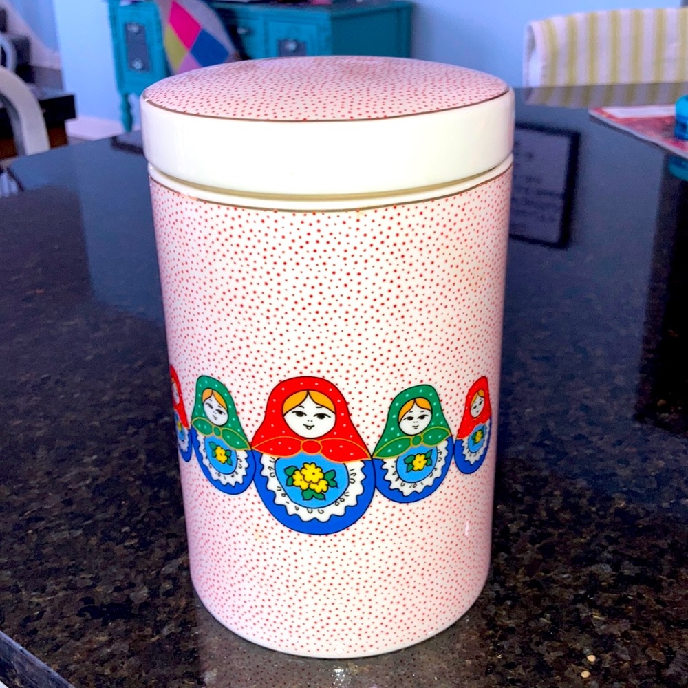 Russian Nesting Doll/ Matryoshka Canister
